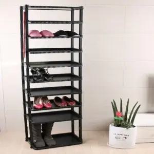 좁은현관신발정리대 슈즈수납장 아파트 좁은현관 틈새 신발수납대 부츠형 (WFKA29T)