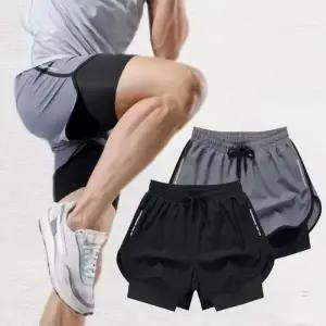 허리밴딩 반바지 헬스 레이어드 SD-250536 레저 부트벤 스포츠 남자