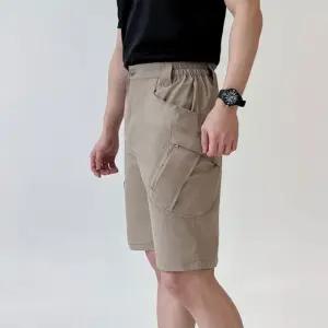 남자반 남성반바지 밴딩 경량 반 밴딩반 카고 시원한반 여름 스판 경량반