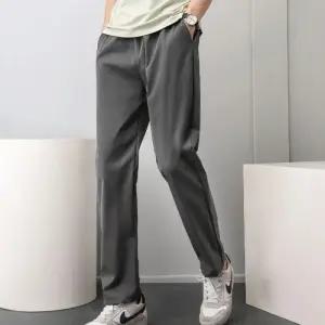 면바지 허리밴딩 5색 데일리바지 허리밴딩바지 얇은 남성바지 일자핏 남자