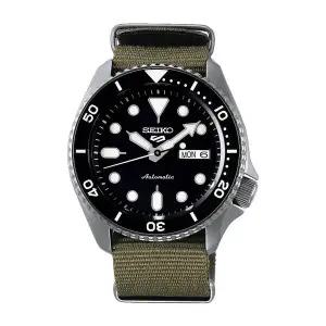 [세이코알바]세이코 세이코5 남성 남자 카키 블랙 나토시계 SRPD65K4
