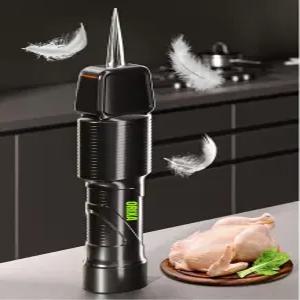 ORIXA 핸드헬드 치킨 플럭커 - 닭 오리 거위 및 터크 튀르키예 헤비 듀티 스테인리스 스틸 탈기 헤드용