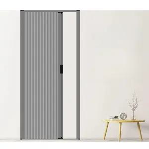 맞춤형 간이 중문 주방 설치 간이문 현관 파티션 가림 자바라 칸막이 문 셀프설치 미닫이