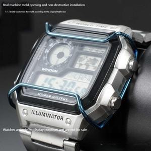 카시오 호환 메탈 케이스 스테인레스 스틸 범퍼 AE-1200 시계 충돌 방지 액세서리