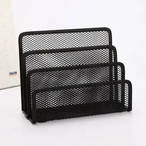 [하프클럽/]3단 미니 책꽂이 메탈 스탠드 간이 책상용 책장 수납대