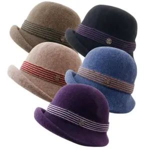 겨울 여자 벙거지 모자 버킷햇 엄마 할머니 보온 중년