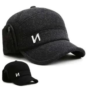 모직 귀달이 N볼캡 겨울모자