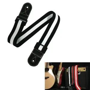 [하프클럽/]블랙 코튼 기타멜빵 기타스트랩 통기타용 어깨끈 멜방 스트랩