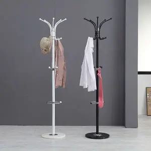 [하프클럽/]철제 인조대리석 스탠드 옷걸이 회전형 인테리어 소품옷걸이