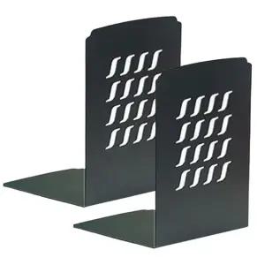 철제 논슬립 L형 북엔드 블랙 2개 1P 책장 책고정 (WFKBZW7)