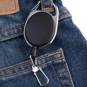 와이어 자동 리턴 키홀더 릴타입 분실방지 고리형 (WFKBQKA)