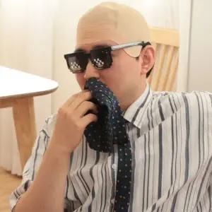 [하프클럽/]대머리 민머리 빡빡이 가발 분장 이벤트 웃긴 파티 졸업사진 연