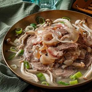 백년밥상 한우 머리고기 아롱사태 스지 도가니 수육 전골 밀키트