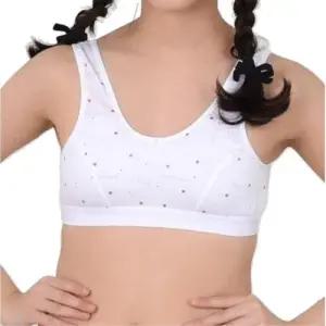 편안한 착용감 하트패턴 주니어 1단계 브라 WFIPU87