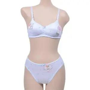 피부에 안전한 면 주니어 A컵 브라팬티세트 WFIPU67