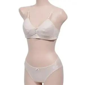 부드러운 코튼 주니어 A컵 브라팬티세트 WFIPU6Y