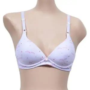 깔끔하고 발랄한 면원단 주니어 3단계 브라 WFIPU7T