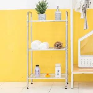 다용도실견고한수납대 높낮이조절 욕실 물건보관 촘촘한 선반대 740x350x840 (WFKBCSF)