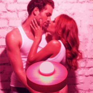 커플용 LED 연인 야간 조명 목재 16 색 밝기 USB 플러그 침대 옆 램프 장식 로맨틱 분위기