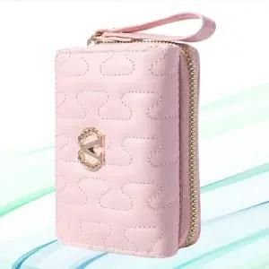 심플한 여자 반지갑 다용도 카드수납 학생 동전 지갑 (WFKBLRS)