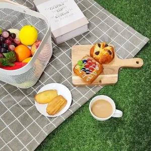 테이블보 브라운 XL 체크 방수 (WFKBKUX)