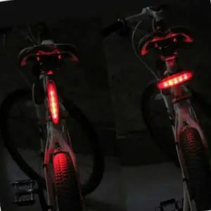 간편탈착후미등 위치인식 자전거램프 야간 LED 라이딩조명 5열