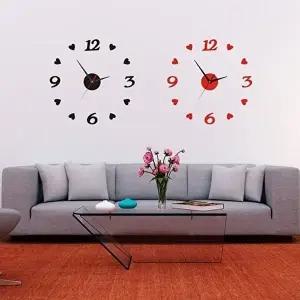 인테리어 벽시계 DIY 하트 붙이는 무타공 베이직 (KYR-WE6B871)