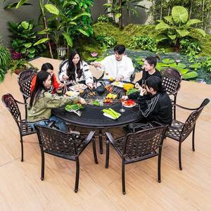 고기테이블 불판 숯불 A형 숯불그릴야외 화로테이블 갈비집 스테이지 해변 무연 화로 바베큐