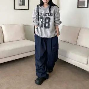 루즈핏 manhattan 여성 기모 맨투맨 티셔츠 bu24464 여자 빅사이즈 유아 남자 여성겨울 아동