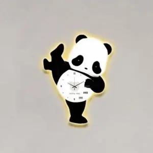 디자인 시계 LED 램프 포인트 거실 벽걸이 팬더시계 (KYR-WFI30D7)