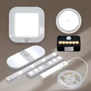 건전지 LED 조명 7종 무선 붙이는 센서등 간접등