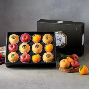 [지정일발송] 사과배한라봉 혼합 선물세트 2호 6kg (배6+사과3+한라봉3)