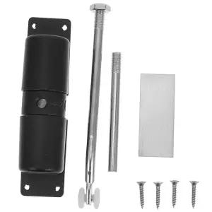 자동 스테인리스 도어 클로저 조절 가능 주거용 완충 닫힘 게이트 힌지 가정 정원 울타리용 스프링 포함