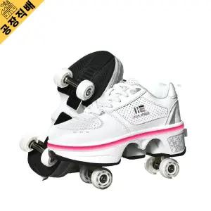 바퀴달린 공용 롤러슈즈 LED 바퀴휠 스케이트 인라인 스포츠 입문용 운동화