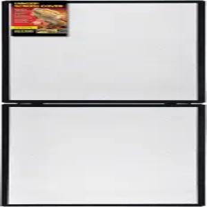 엑소 테라 힌지 테라리움 스크린 커버 60 브리더75 갤런 u2013 이지 액세스 1875u201Dx 4875u201D 풀 오픈