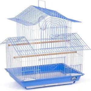 프레뷰 헨드릭스 SP17202 상하이 잉꼬 케이지 블루 앤 화이트