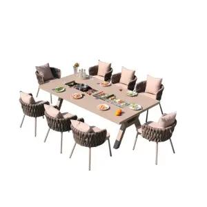 야외 바베큐 테이블세트 4 식탁 마당 테이블 의자