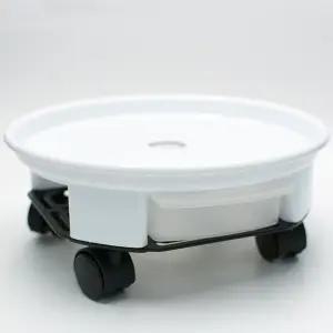 바퀴달린 이동식 화분받침대 중형 물받이포함