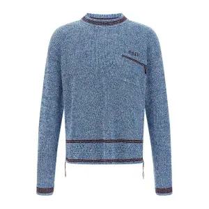 자수 포켓 멘딩 스웨터 GCMG0483Q0UFC601 MLB43