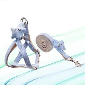 경량 강아지 목줄 조절가능한 소형견 산책 리드줄 (WFKC32M)