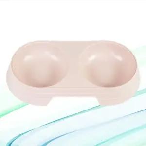 반려동물 2구 식기 강아지 고양이 물그릇 세트 (WFKC35Y)