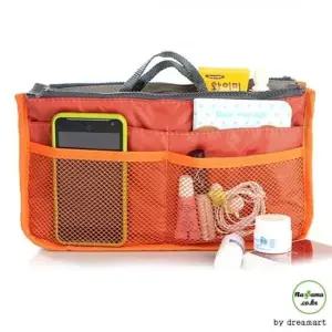 여행용 파우치 지퍼 쿠션 백인백 화장품 더블 듀얼 이너백 (WFKCQ9M)