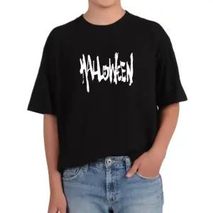 오버핏반팔티 할로윈 글자 축제 파티 가면 다양한색상 전사이즈 (WFKC796)