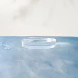 고품질 투명아크릴큐브 아크릴 디스 투명 80x80x5mm 원형아크릴디스 (WFKDGGD)