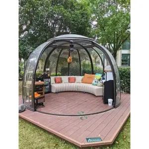 럭셔리 돔하우스 방갈로 이동식 쉼터 테라스 어닝 조립식 단일 항목