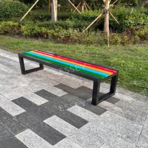 야외벤치 관공서 평벤치120cm 우드 공원 아파트