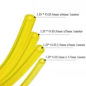 엔진톱부품 4개 세트 휘발유 연료 가스 라인 파이프 호스 스트리머 트리머 체인톱 블로워 잔디깎이 정원