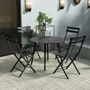 2인 세트 경량 의자 테이블 3인용 철제 업소용 체어