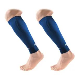 맥데이비드 종아리 다리 압박 보호대 슬리브 블루 X2