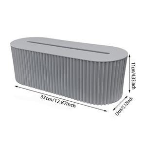 북유럽 플러그 보드 수납함 케이블 정리함 소켓 무선 와이파이 공유기 팔찌 데스크탑 데이터 라인 홀더 박